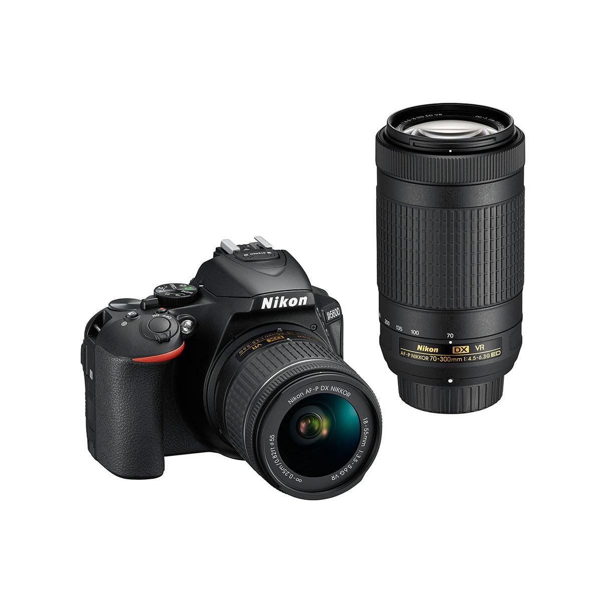 Nikon D5600 + AF-P 18-55 + AF-P 70-300 VR