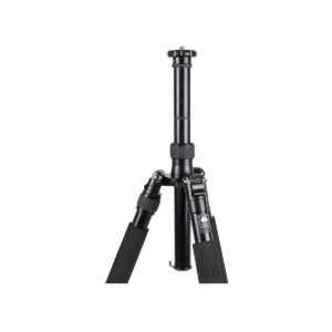 Sirui N-3004X, a black camera stand with adjustable legs and extended central column, is shown against a white background.