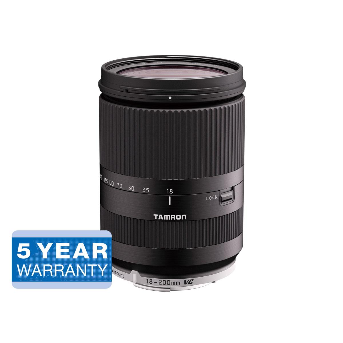 Tamron 18-200mm f/3.5-6.3 Di III VC – Canon M – musta