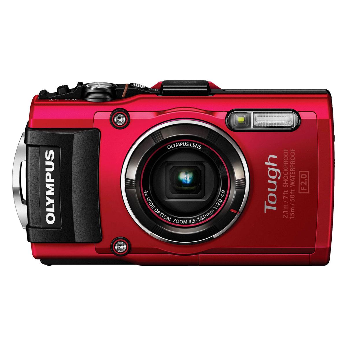 Olympus TG-4 punainen