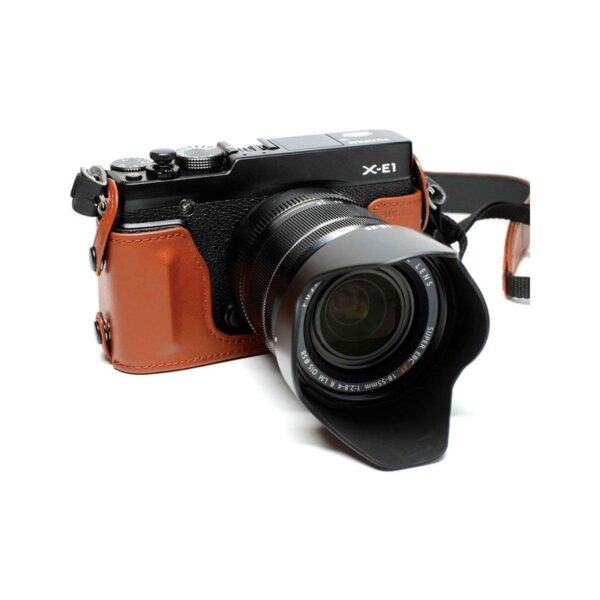 Fujifilm BLC-XE1, X-E1/X-E2 Puolikotelo – Ruskea