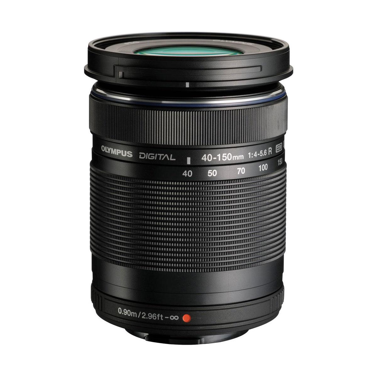 Olympus M.Zuiko Digital ED 40-150mm f/4-5.6 R Musta