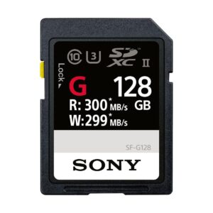 Sony 128GB SF-G Series UHS-II SDXC Muistikortti + UHS-II MRW-S1 kortinlukija