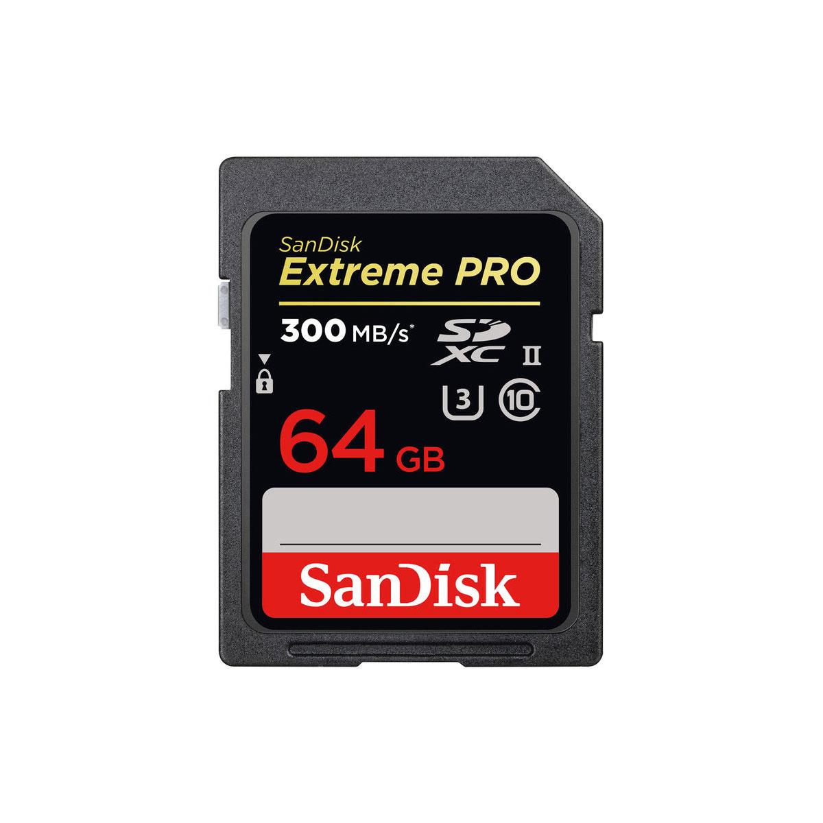 Sandisk 32GB Extreme Pro 300/260MB/s C10 UHS-II U3 SDHC / SDXC Muistikortti