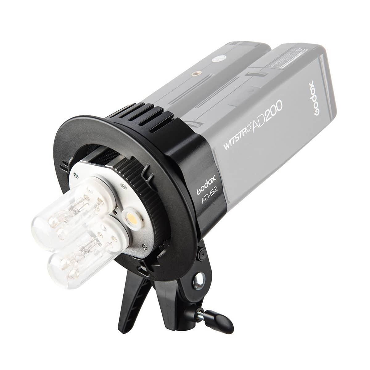 Godox Witstro AD-B2 Twin Head Bowens S Salama Adapteri AD200 salamalle