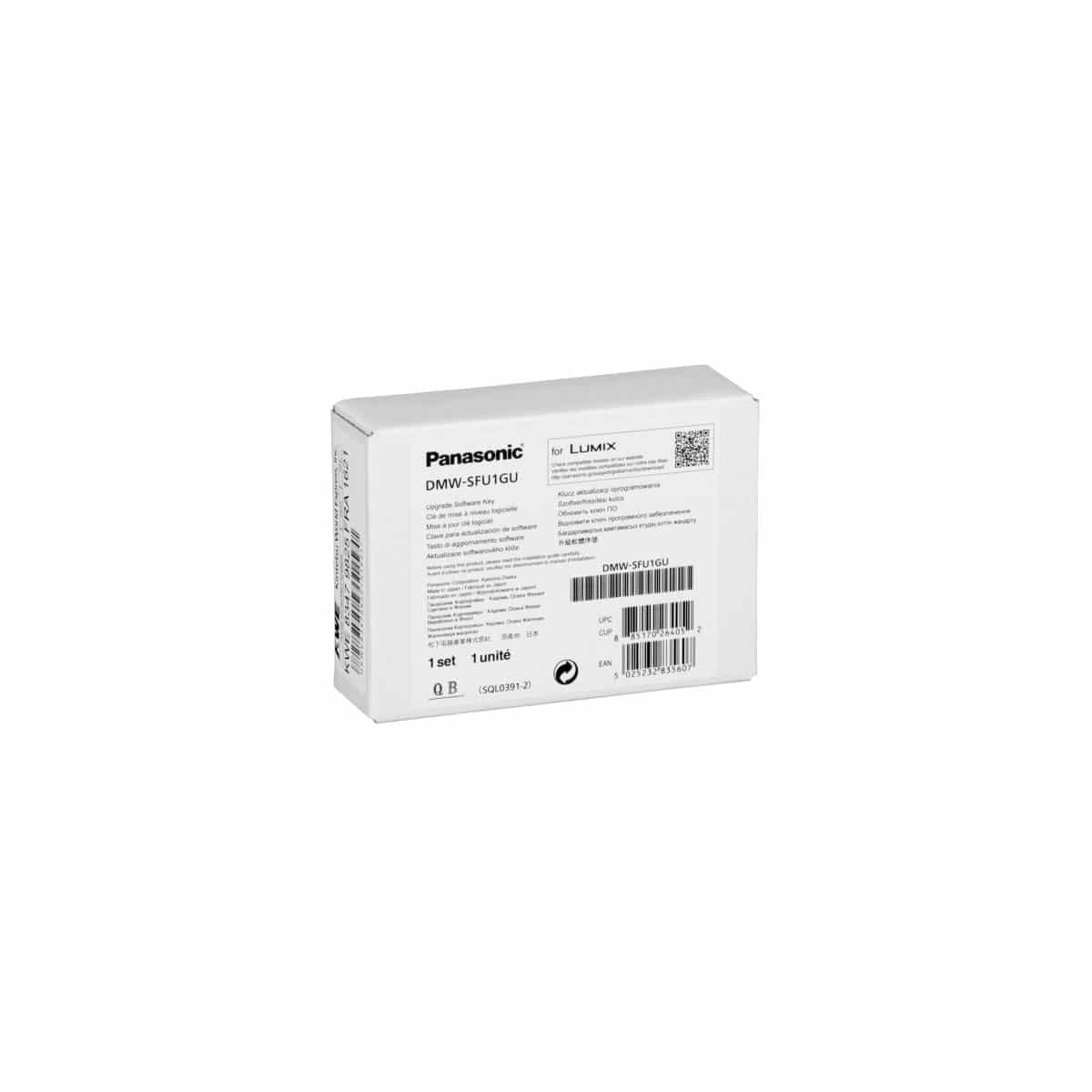 Panasonic DMW-SFU1GU – V-LOG firmware päivitys