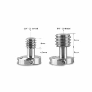 SmallRig 1/4″ and 3/8″ D-Ring Screw 1609