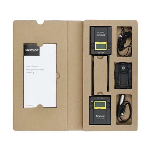 Saramonic UwMic9 RX9+TX9+TX9 UHF Wireless Lavalier