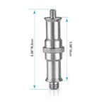 Lighting Stud / Spigot 3/8" - 1/4" studiojalusta-adapteri