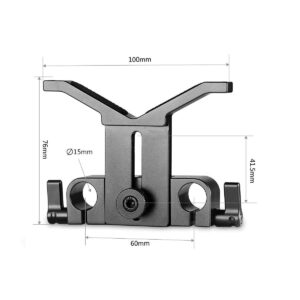 SmallRig Long Lens Support with Dual 15mm Rod Clamp 1087
