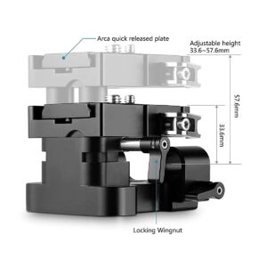 SmallRig Universal 15mm Rail Support System Baseplate 2092