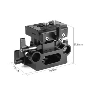 SmallRig Universal 15mm Rail Support System Baseplate 2272