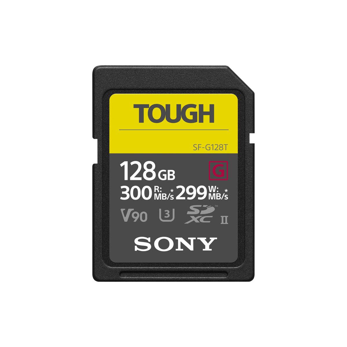 SONY Pro Tough SD 128GB 18x stronger UHS-II R300 W299 V90 SONY Pro Tough SD 128GB 18x stronger UHS-II R300 W299 V90