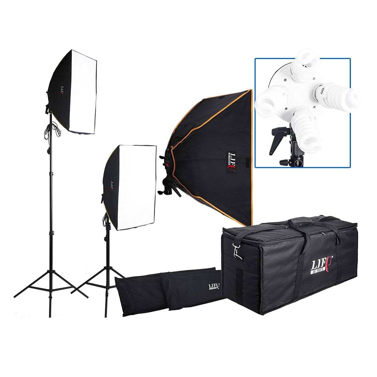 Life Of Photo 1200w continuous light set