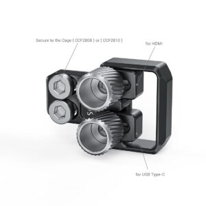 SmallRig HDMI and USB Type-C Cable Clamp for FUJIFILM X-T4 Cages BSC2809