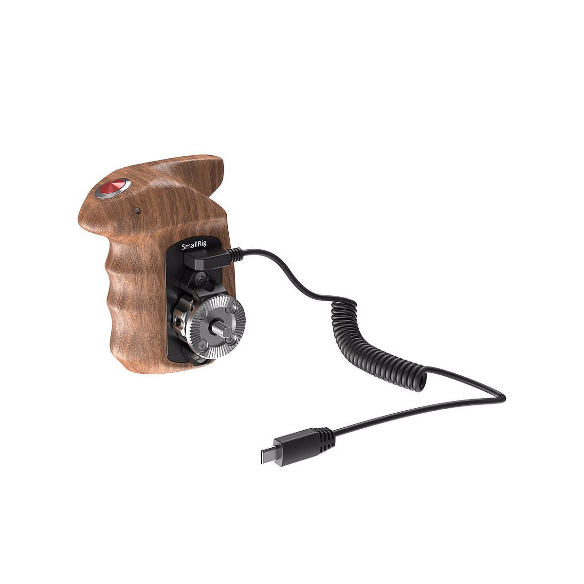 SmallRig Right Side Wooden Hand Grip with Record Start/Stop Remote Trigger for Sony Mirrorless Cameras 2511