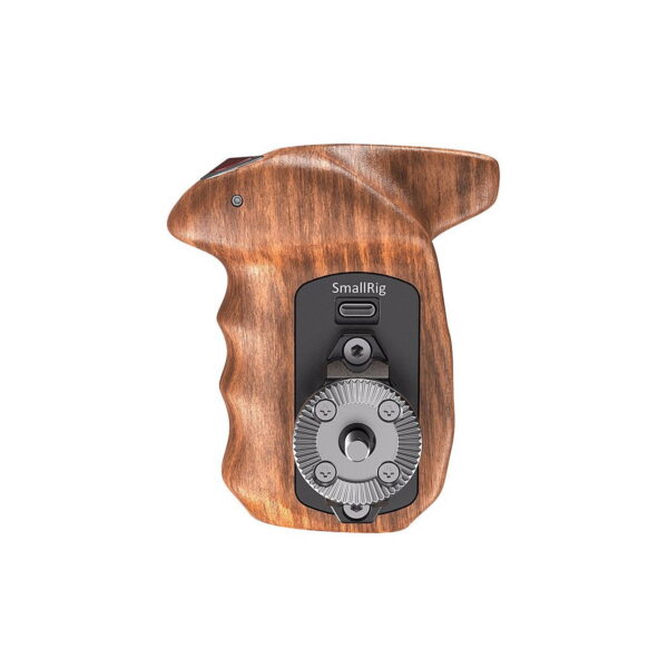 SmallRig Right Side Wooden Hand Grip with Record Start/Stop Remote Trigger for Sony Mirrorless Cameras 2511