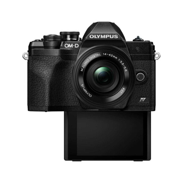 Olympus OM-D E-M10 Mark IV + M.Zuiko Digital ED 14-42mm f/3.5-5.6 EZ – musta