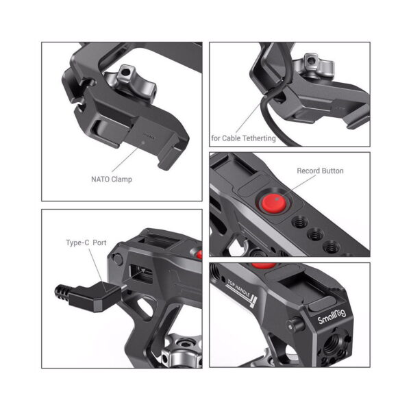 Smallrig 2880 Top Handle NATO w Remote Trigger f. Panasonic cameras