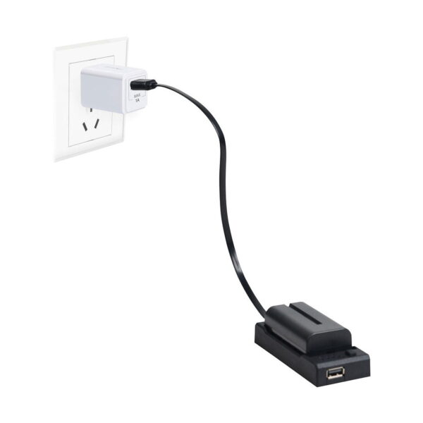 Nanlite CN-58 laturi + 4500mAh NP-F akku kitti