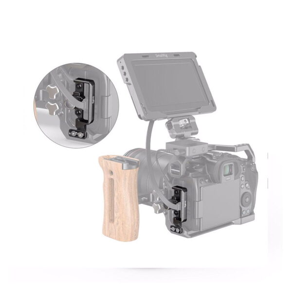 SmallRig HDMI and USB-C Cable Clamp for EOS R5 and R6 Cage 2981