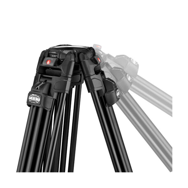 Manfrotto 645 Fast Twin Tripod + 504X Fluid Video Head