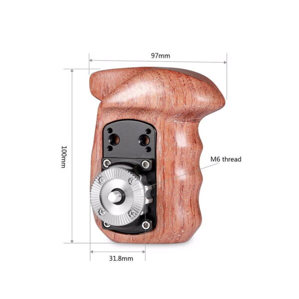 SmallRig Left Side Wooden Grip with Arri Rosette 1891