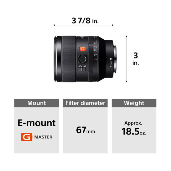 Sony FE 35mm f/1.4 GM