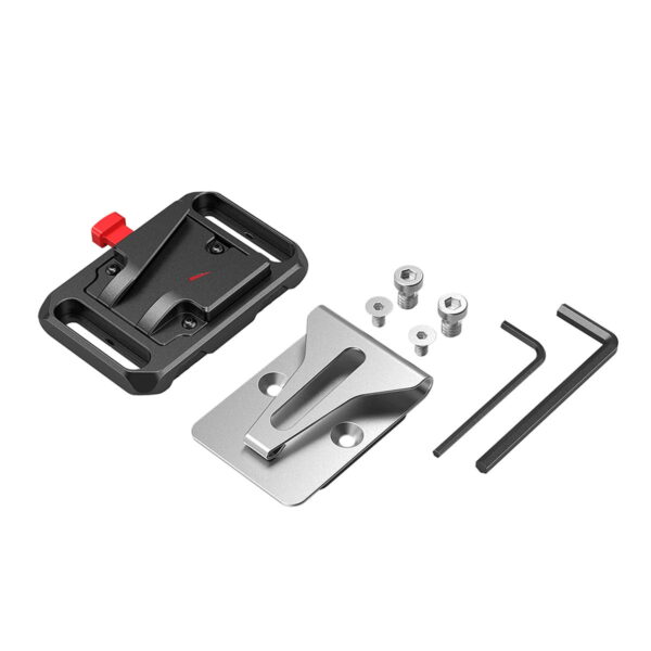 Smallrig 2990 Battery Adapter Plate V-Mount w Belt Clip