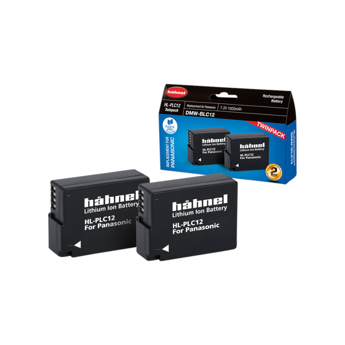 ähnel HL-PLC12 Twin Pack ( Panasonic DMW-BLC12 )