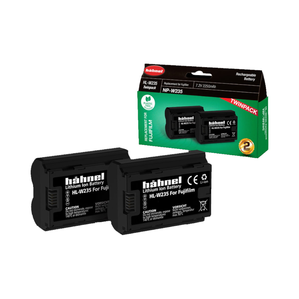 Hähnel HL-W235 ( Fuji NP-W235 ) Twin Pack Hähnel HL-W235 ( Fuji NP-W235 ) Twin Pack