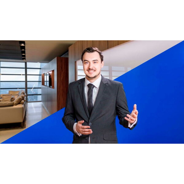 Lastolite Panoramic Background 4m Chromakey Blue