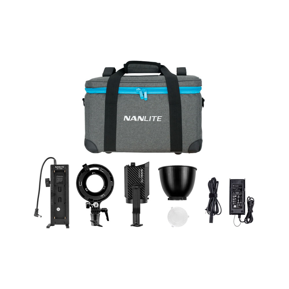 NANLITE Forza 60 Kit ( Bowens adaptor + Batteryholder )