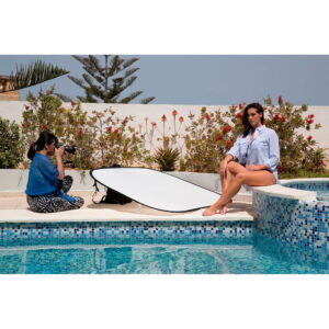 Lastolite Collapsible Panelite Reflector 1.2 x 1.8m Silver/White