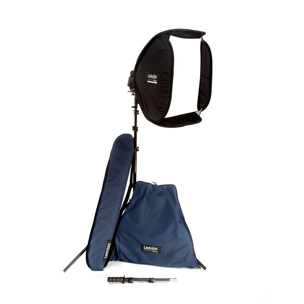 Lastolite Ezybox Hotshoe 38 x 38cm Softbox + Stand, Tiltihead & Handle