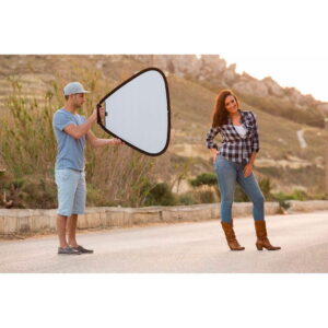 Lastolite TriGrip Reflector 75cm Sunfire/ Silver Lastolite TriGrip Reflector 75cm Sunfire/ Silver