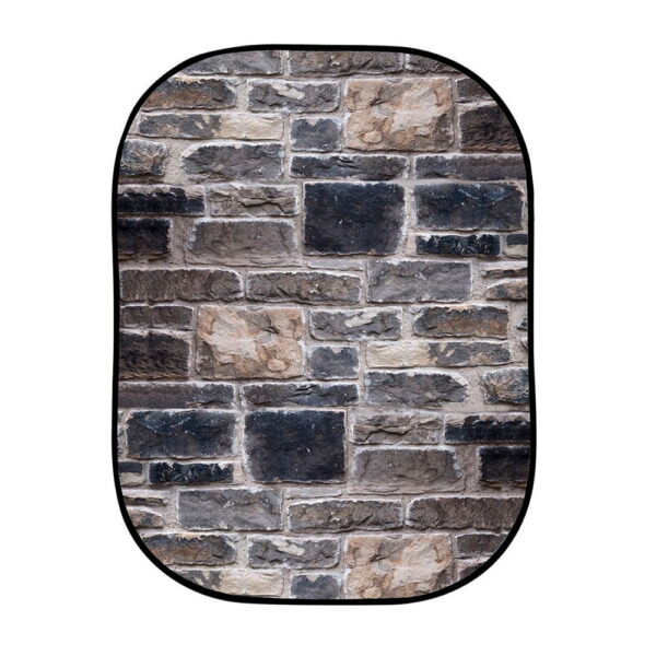 Lastolite Urban Collapsible Background 1.5 x 2.1m Red Brick/Grey Stone