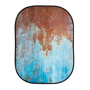 Lastolite Urban Collapsible Background 1.5 x 2.1m Rusty Metal/Plaster Wall