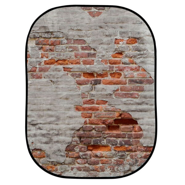 Lastolite Urban Collapsible Background 1.5 x 2.1m Rusty Metal/Plaster Wall