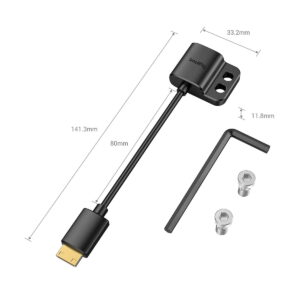 SmallRig Ultra Slim 4K HDMI Adapter Cable (C to A) 3020