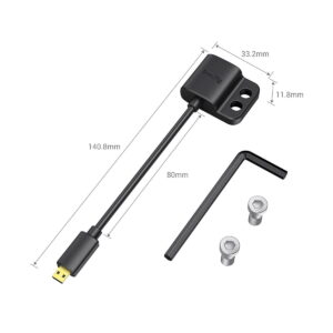 SmallRig Ultra Slim 4K HDMI Adapter Cable (D to A) 3021