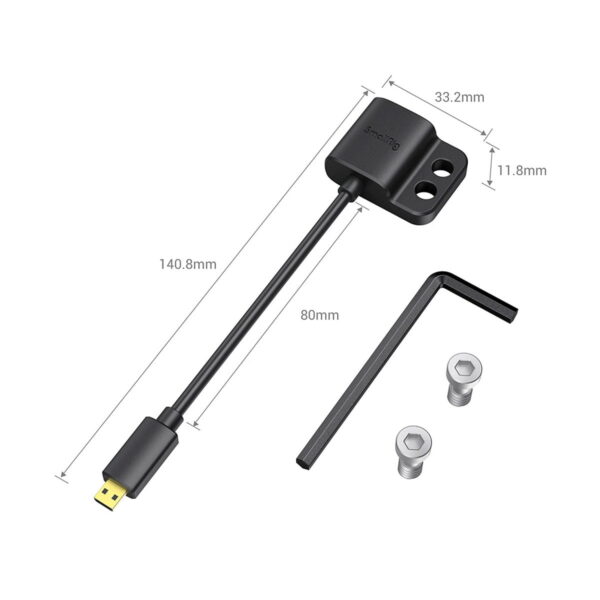 SmallRig Ultra Slim 4K HDMI Adapter Cable (D to A) 3021