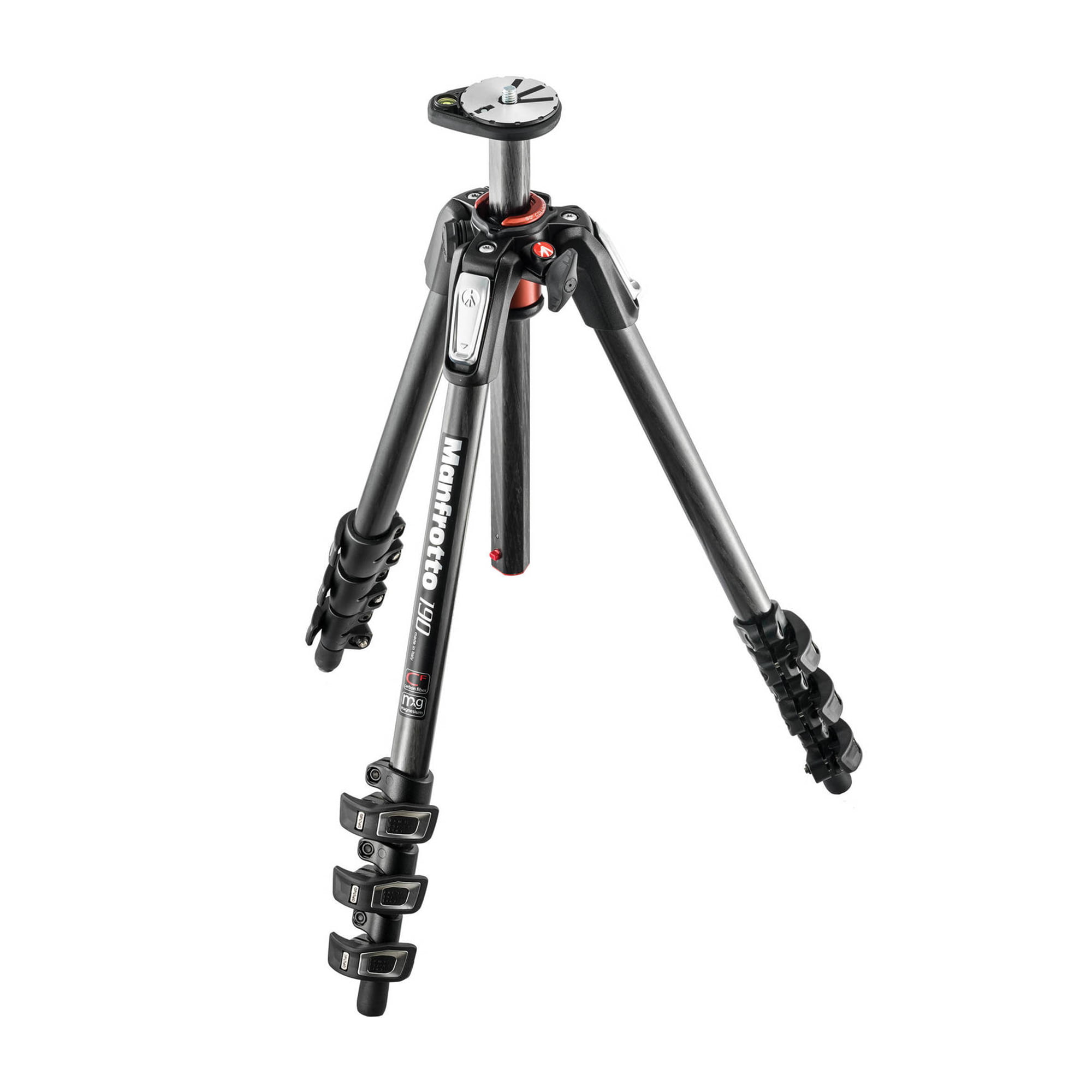 Manfrotto Tripod Foto Carbon MT190CXPRO4 4-piece carbon fibre tripod
