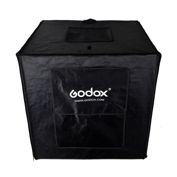 Godox_LST40_004 Godox LST40 - The Godox LST40 is a large, black softbox light tent with a zippered front panel, ideal for professional photography and product photography.