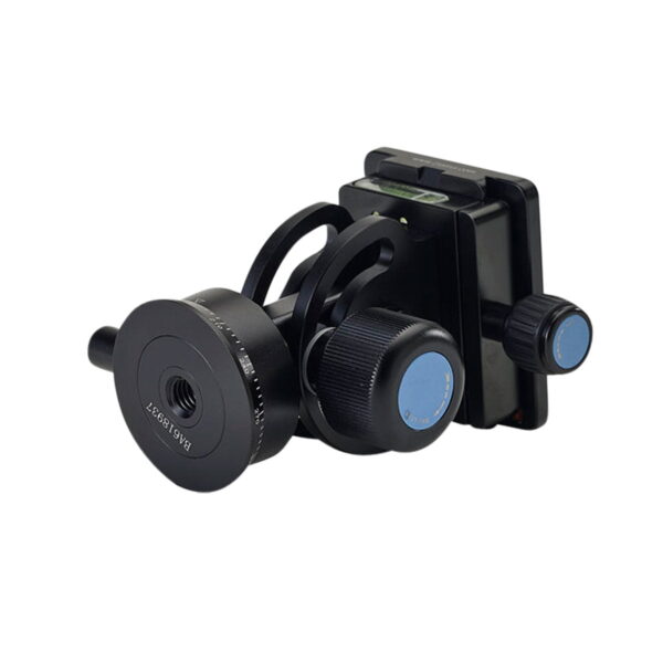 The Sirui L-20S Tilt Head is a black metal camera tripod head with knobs and quick release plate, shown against a white background.