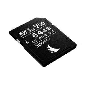 ANGELBIRD 64GB AV Pro Mk 2 V90 UHS-II SDXC memory cards (300MB/s) 2-pack is shown on a white background.