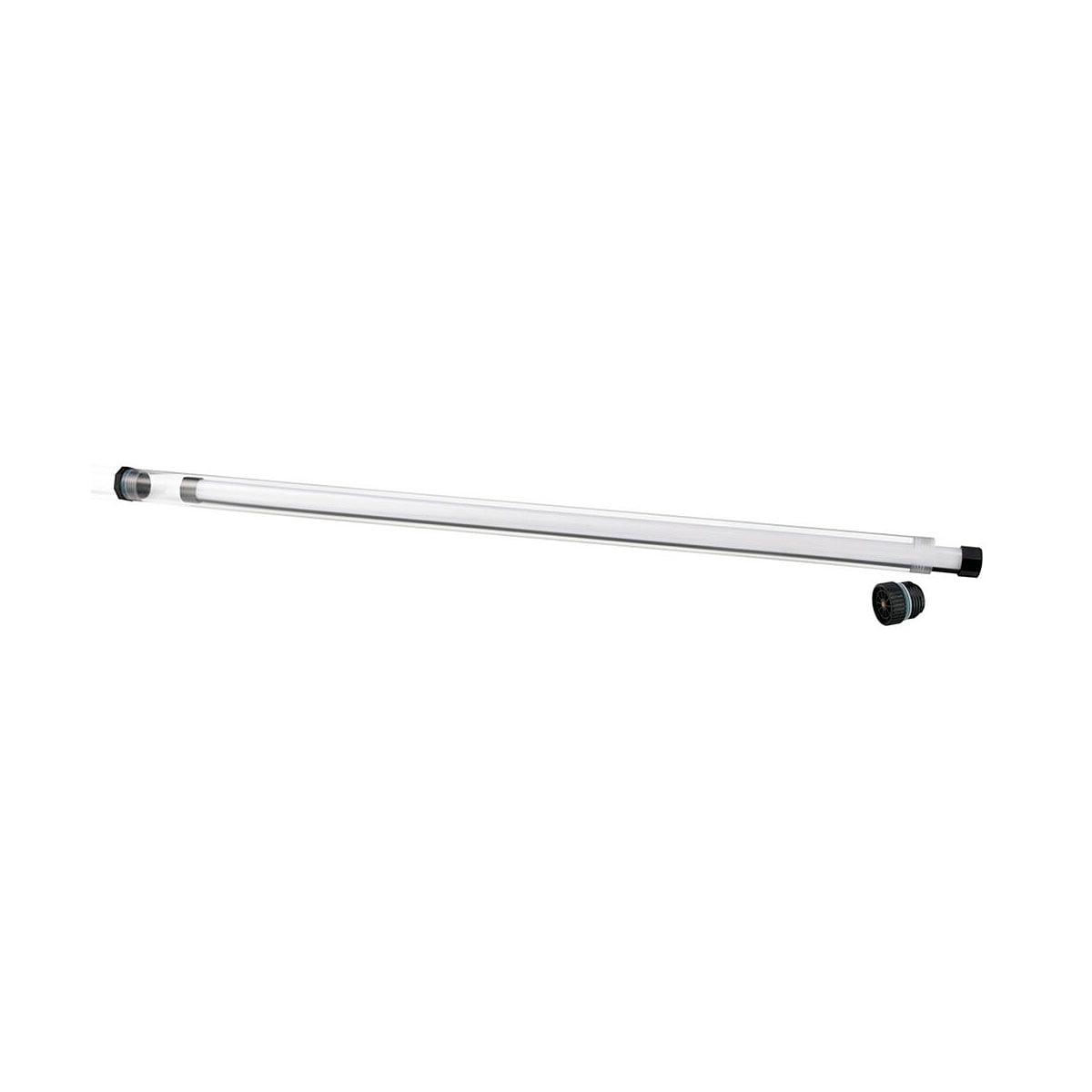 The NANLITE Waterproof Tube for PavoTube II 30X has black end caps against a white background.