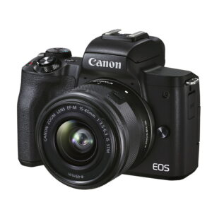Canon EOS M50 Mark II + EF-M 15-45mm f/3.5-6.3 IS STM -Musta