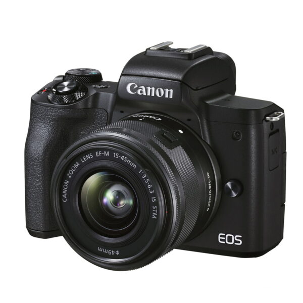 Canon EOS M50 Mark II + EF-M 15-45mm f/3.5-6.3 IS STM -Musta