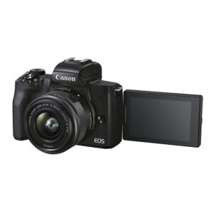 Canon EOS M50 Mark II + EF-M 15-45mm f/3.5-6.3 IS STM -Musta